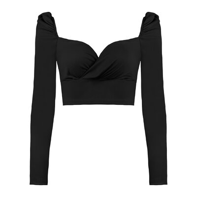 JAIMY Adaline cropped top black