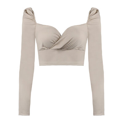 JAIMY Adaline cropped top beige