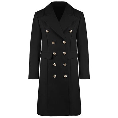 JAIMY Madelyn mantel coat black