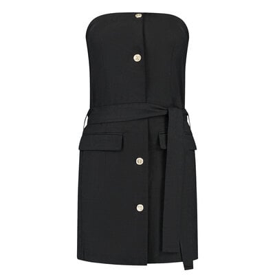 NIKKIE Chia playsuit black