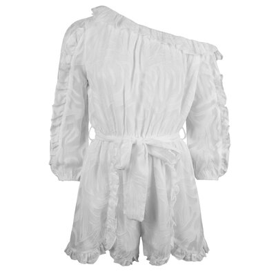 JAIMY Chaya printed playsuit white