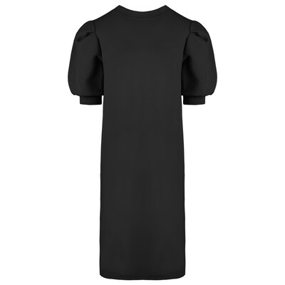JAIMY Angelica puff sleeve sweater dress black