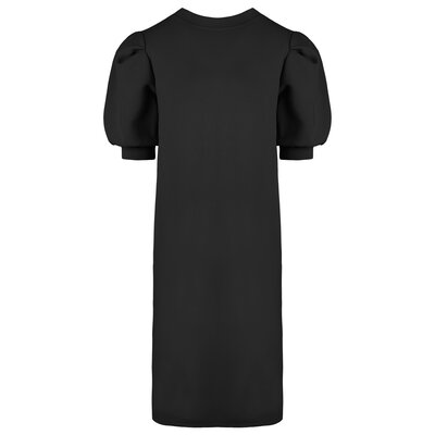 JAIMY Angelica puff sleeve sweater dress black