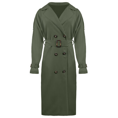 JAIMY Alexandra trench coat army green