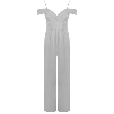 JAIMY Jazmin off shoulder jumpsuit grey