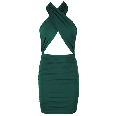 JAIMY Multiple ways dress emerald