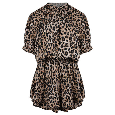 JAIMY Maren leopard playsuit