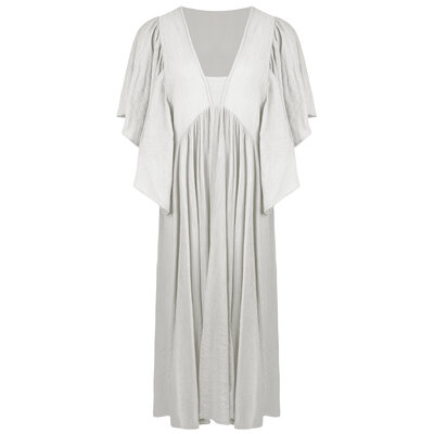 JAIMY Lauren linen maxi dress creme