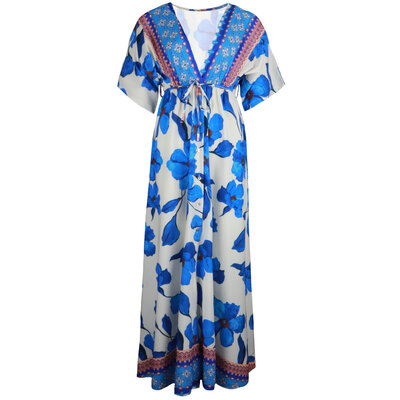 JAIMY Amirah printed maxi dress blue