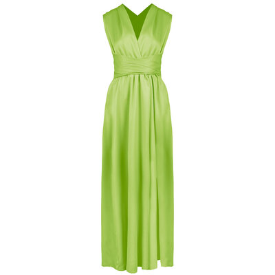 JAIMY Taytum multiple ways satin dress green