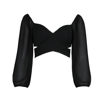 JAIMY Lia crop top black