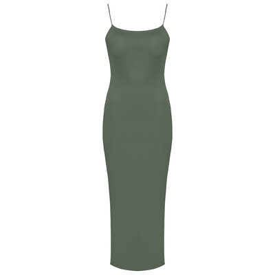 JAIMY London stretch dress army green