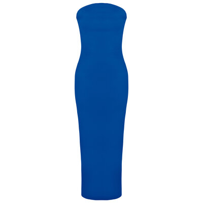 JAIMY Kardashian strapless dress royal blue