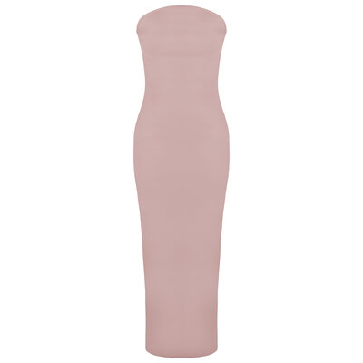 JAIMY Kardashian strapless dress old pink