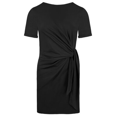 JAIMY Winnie knot detail t-shirt dress black