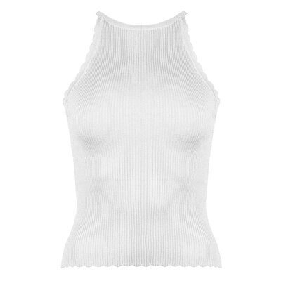 JAIMY Laura sparkle top white