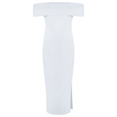 JAIMY Avianna off shoulder dress white