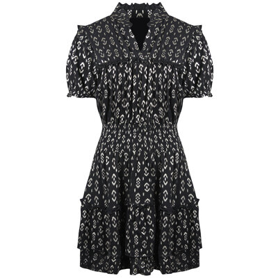 JAIMY Malaya metallic detail dress black