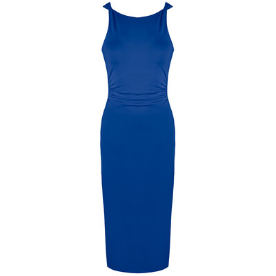 JAIMY Elle midi travel dress cobalt blue