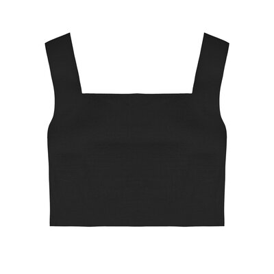 JAIMY Rosalia crop top black