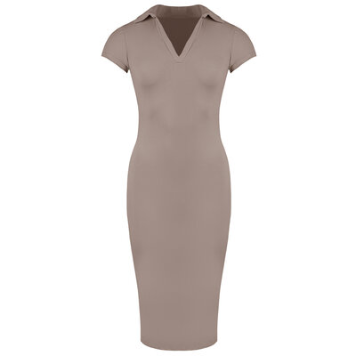 JAIMY Amanda bodycon dress taupe