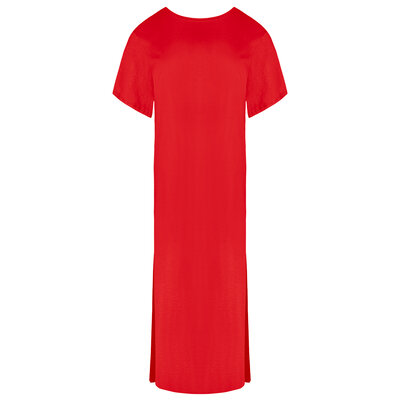 JAIMY Cassidy maxi t-shirt dress red