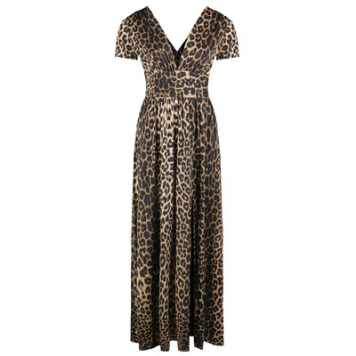 JAIMY Sasha travel maxi dress leopard