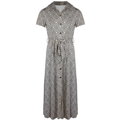 JAIMY Thalia printed travel dress beige