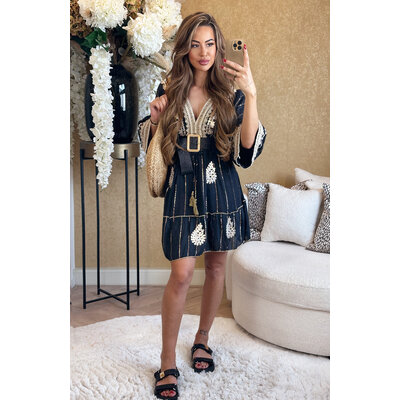 JAIMY Margaret ibiza dress black