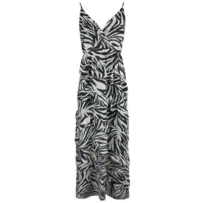 JAIMY Carter zebra midi dress