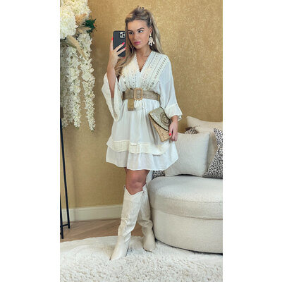 JAIMY Andrea ibiza dress white