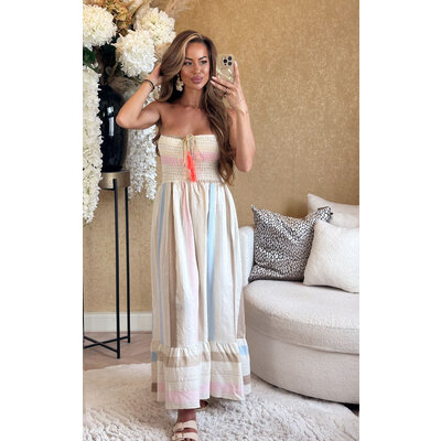 JAIMY Penelope boho maxi dress creme