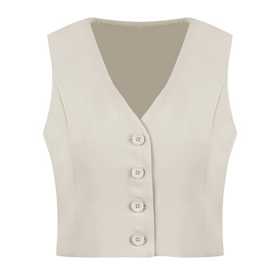 JAIMY Abigail gilet beige
