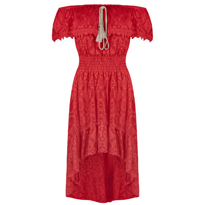 JAIMY Andi lace dress red