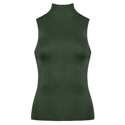 JAIMY Romina sparkle col top army green