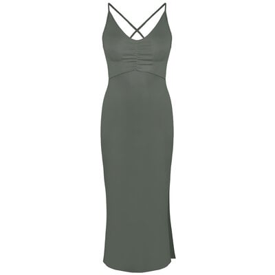 JAIMY Emelia open back dress army green