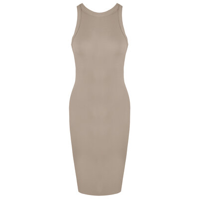 JAIMY Natalia basic dress taupe