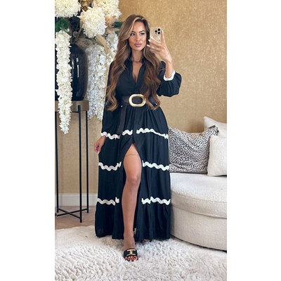 JAIMY Aaliyah maxi dress black