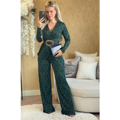 JAIMY Cameron travel jumpsuit green