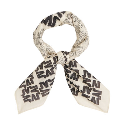 JOSH V Arlene scarf ecru black