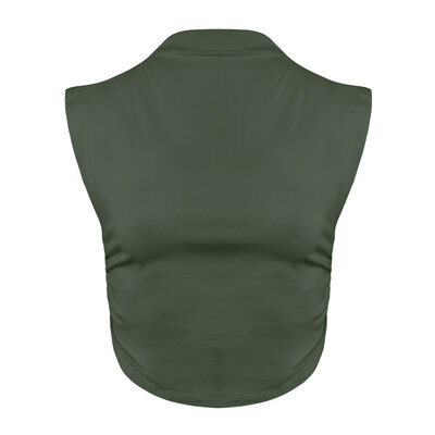 JAIMY Madelynn top army green