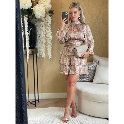 JAIMY Mara printed longsleeve dress