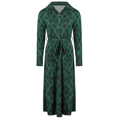 JAIMY Cameron travel dress green