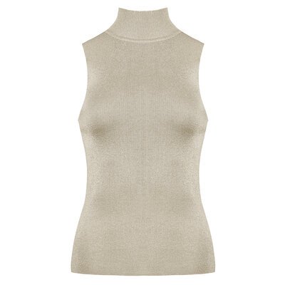 JAIMY Romina sparkle col top beige