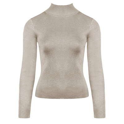 JAIMY Estrella lurex top beige