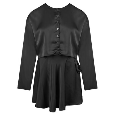 JAIMY Millie satin set black