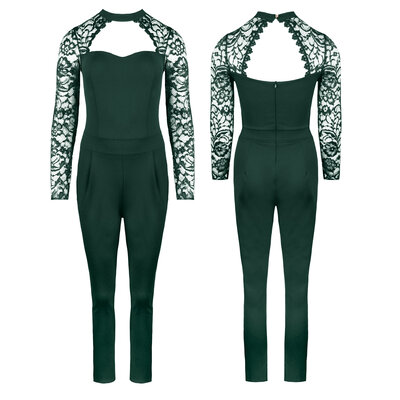 JAIMY The sky's the limit jumpsuit emerald