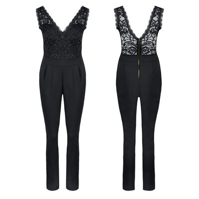 JAIMY Macy lace jumpsuit black
