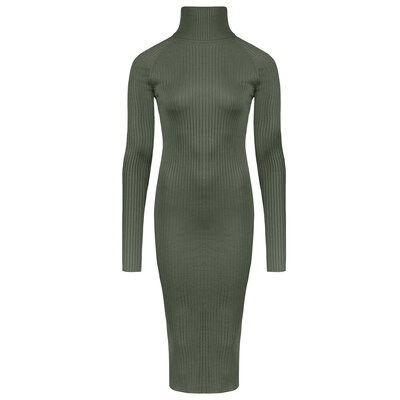 JAIMY Bailey knitwear dress army green