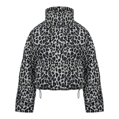 JAIMY Stevie leopard bomber grey